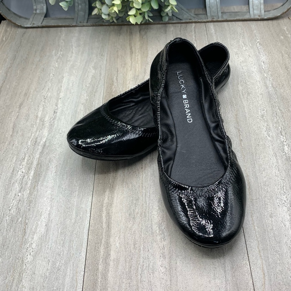 Lucky Brand Black Flats NEW